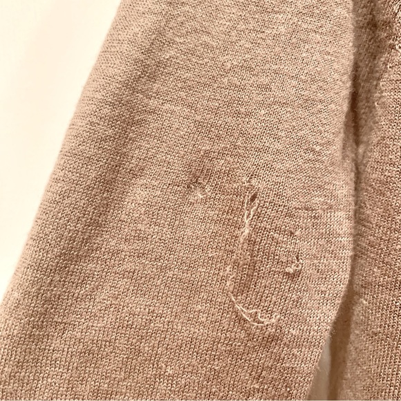 Light Brown Lightweight Open Front Bolero Long Sleeves Shrug Cardigan - Picture 4 of 6